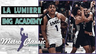 La Lumiere IN vs IMG Academy FL – 2022 Metro Classic ESPN Broadcast Highlights [upl. by Alene]