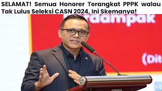 Inilah Skema Tenaga Non ASNHonorer Terangkat Menjadi PPPK 2024 Meski Tak Lulus Seleksi CASN 2024 [upl. by Pryor]