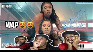 Cardi B  WAP feat Megan Thee Stallion Official Music Video Reaction [upl. by Etnuhs]