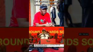 Julius Malema promise to build schools for the poor juliusmalema southafrica [upl. by Arrotal]