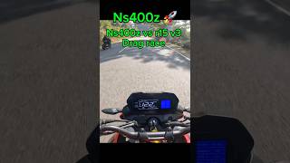 Ns400 vs r15 v3 drag race 😢 newviralvideo trending ns400z r15v3 lovens400z bajajbikes [upl. by Bennett684]