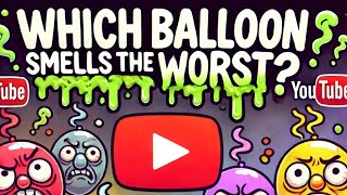 Which balloons smell the worst BalloonComparison BalloonJosh Balloons Betallic Sempertex [upl. by Careaga]