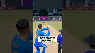 Straight shot by Aaron Finch shorts shortsfeed viral cricket22 cricket t20 india ytshorts [upl. by Ivets]