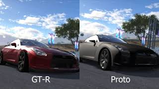 NFS ProStreet  Nissan GTR vs Nissan GTR PROTO  Nevada Highway Gameplay [upl. by Cordula]