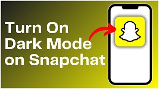 How to Turn On Dark Mode on Snapchat 2024 [upl. by Nnayar900]