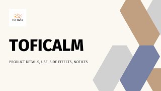 TOFICALM Uses composition side effects and product details TOFICALM 100TOFICALM 50TOFISOPAM [upl. by Aligna]