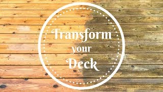 Transform your Deck with Deck Cleaner and Brightener [upl. by Berck]