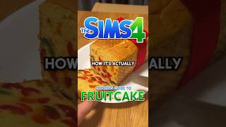 How to ACTUALLY make the welcome wagon fruitcake from thesims4  thesims shorts sims4 food [upl. by Benji]