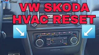 How to reset and calibrate HVAC flaps in VW Skoda Climatronic 🚗👨‍🔧❄️ [upl. by Akcirahs]