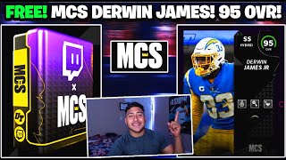 NEW FREE MCS DERWIN JAMES 95 OVERALL MADDEN 22 ULTIMATE TEAM [upl. by Yessej]