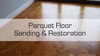 Parquet Floor Sanding amp Restoration [upl. by Ede109]