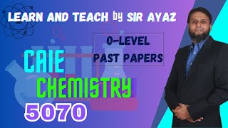 O Level Chemistry past papers 5070P12ON21 [upl. by Grantley]