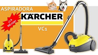 Aspiradora KARCHER VC1  Económica  y Compacta para la limpieza de tu hogar [upl. by Ereveniug]