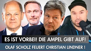 Die Ampel gibt auf Neuwahlen schon im Januar  Live Statement von Kanzler Olaf Scholz [upl. by Yenots]