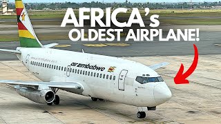 AFRICAs OLDEST PLANE  the Legendary Air Zimbabwe 737200 [upl. by Boynton]