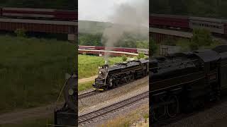 Reading amp Northern T1 2102 Steam Engine Stomps Through Jim Thorpe Junction on Iron Horse Rambles [upl. by Airlia136]