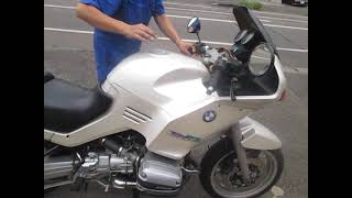 BMW R1100RS エンジン 112EA ボクサー 実働、状態確認しました。 [upl. by Nehtan]