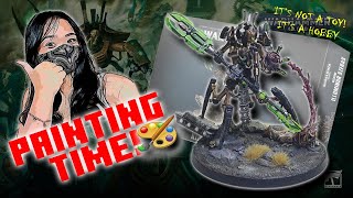 Painting Necron Illuminor Szeras from Warhammer 40k [upl. by Spada]