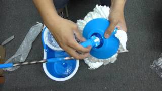 Autolizer 360° Spinning Mop Unboxing and Install Instruction [upl. by Hanfurd]