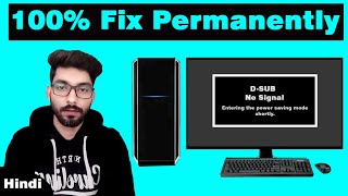 how to fix d sub no signal  how to fix pc not turning on  how to fix cpu turns on but no display [upl. by Eniamsaj675]