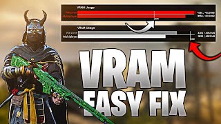 How To Fix High VRAM Usage For WARZONE  Fix FPS Drops amp Performance Issues [upl. by Nnadroj947]