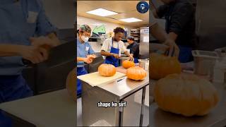 Ninja technique of cutting pumpkin 🤯  New Viral Gadjet  hand crafts shortvideo shorts [upl. by Jak]