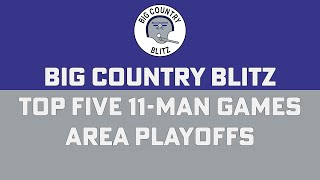 Blitz Picks 11Man Area Playoffs [upl. by Gulick]