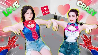 How I amp POLICE GIRL Escape PRANK BAD GUY in LOVE 🆘 Romantic Love Spiderman in Real Life POV [upl. by Grous]