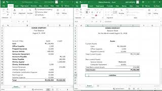 Balance Sheet Filipino [upl. by Atnauqal]