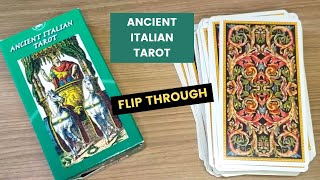 ANCIENT ITALIAN TAROT  Flip Through [upl. by Nabala]