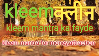 The Power Of Kleem Mantra किसी को भी आकर्षित करें  Kare Specific Person Ko Akarshit  love money [upl. by Relyat]