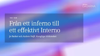 Från ett inferno till ett effektivt Interno Kungliga biblioteket [upl. by Enaoj784]