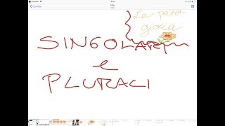 PLURALE E SINGOLARE IN ITALIANO IN 5 MINUTI [upl. by Carothers]