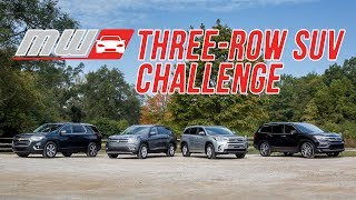 2017 Three Row SUV Challenge  Comparison Test [upl. by Juana]