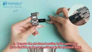 Installation Tutorials for T Tersely Stainless Steel Bands for Smartwatches [upl. by Joellen877]