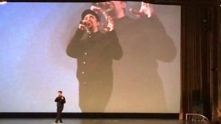 LinManuel Miranda Sings Chim Chimney  United Palace Theaters Mary Poppins Screening [upl. by Eerdna]