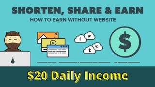 Shorten URL and Earn Money  🔥 Highest Paying Best URL Shortener  💲 Make Money Online [upl. by Skantze]