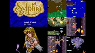 Sylphia PC Engine Bosses No Damage [upl. by Remo]