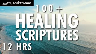 Gods Promises  100 Healing Scriptures With Soaking Music  Audio Bible  12 hours 2020 [upl. by Aihsenat629]