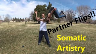 10 Ways to Partner Flip  Standing Acro  Partner Stunts [upl. by Krid]