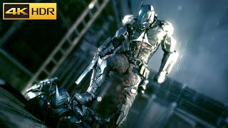 Batman vs Deathstroke Boss Fight Scene 4K HDR 60FPS [upl. by Arvin68]