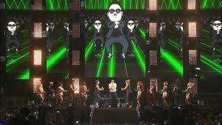 PSY  GANGNAM STYLE 강남스타일  Seoul Plaza Live Concert [upl. by Ahsyekat263]