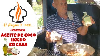 Como hacer Aceite de coco a lo Boricua En elfogondeMaraco [upl. by Retsof]