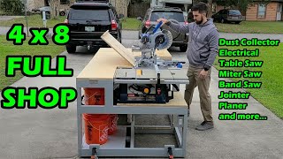 4x8 Workbench Tools Vacuum Power and Dust Separator [upl. by Dulcine]