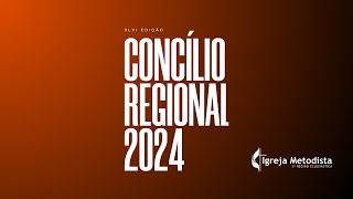 Concílio Regional 2024 da Igreja Metodista na 5ª RE  Plenária 4 30NOV  manhã [upl. by Ahtamas]