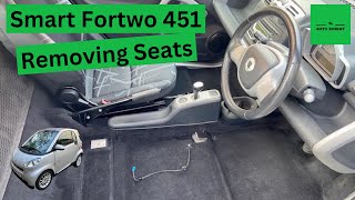 2008 Smart Fortwo 451  Removing Seats amp Interior Deep Clean [upl. by Nonez449]