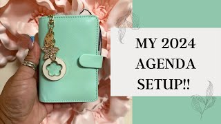 FINALLY SHARING MY 2024 AGENDA SETUP 💖💖 [upl. by Quintessa]