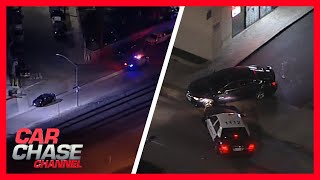 LA Car Chase Erratic driver evades multiple police vehicles  Car Chase Channel [upl. by Shannan]