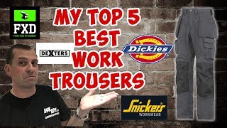 My Top 5 Work Trousers Reviewed in 2017 [upl. by Head]