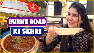 Burns Road Ki Sehri  Areeba Habib Vlog [upl. by Nwahsir]